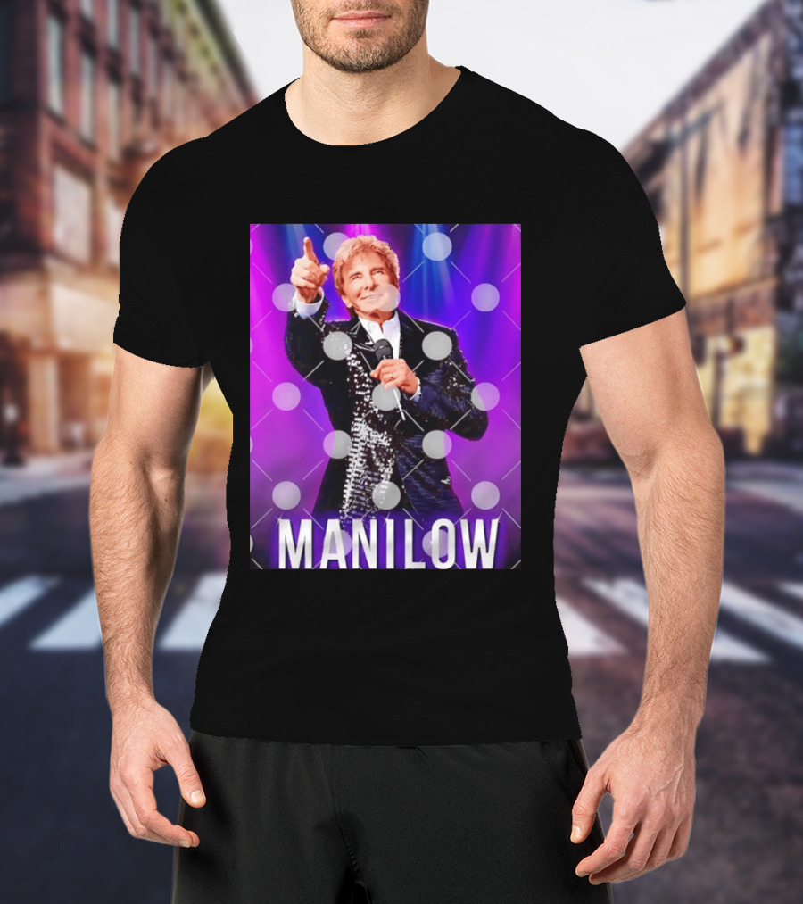 Barry Manilow Starry Stage Performance Concert T-Shirt