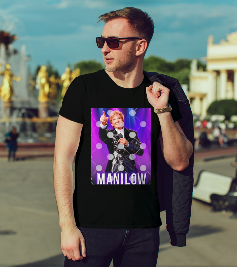 Barry Manilow Starry Stage Performance Concert T-Shirt