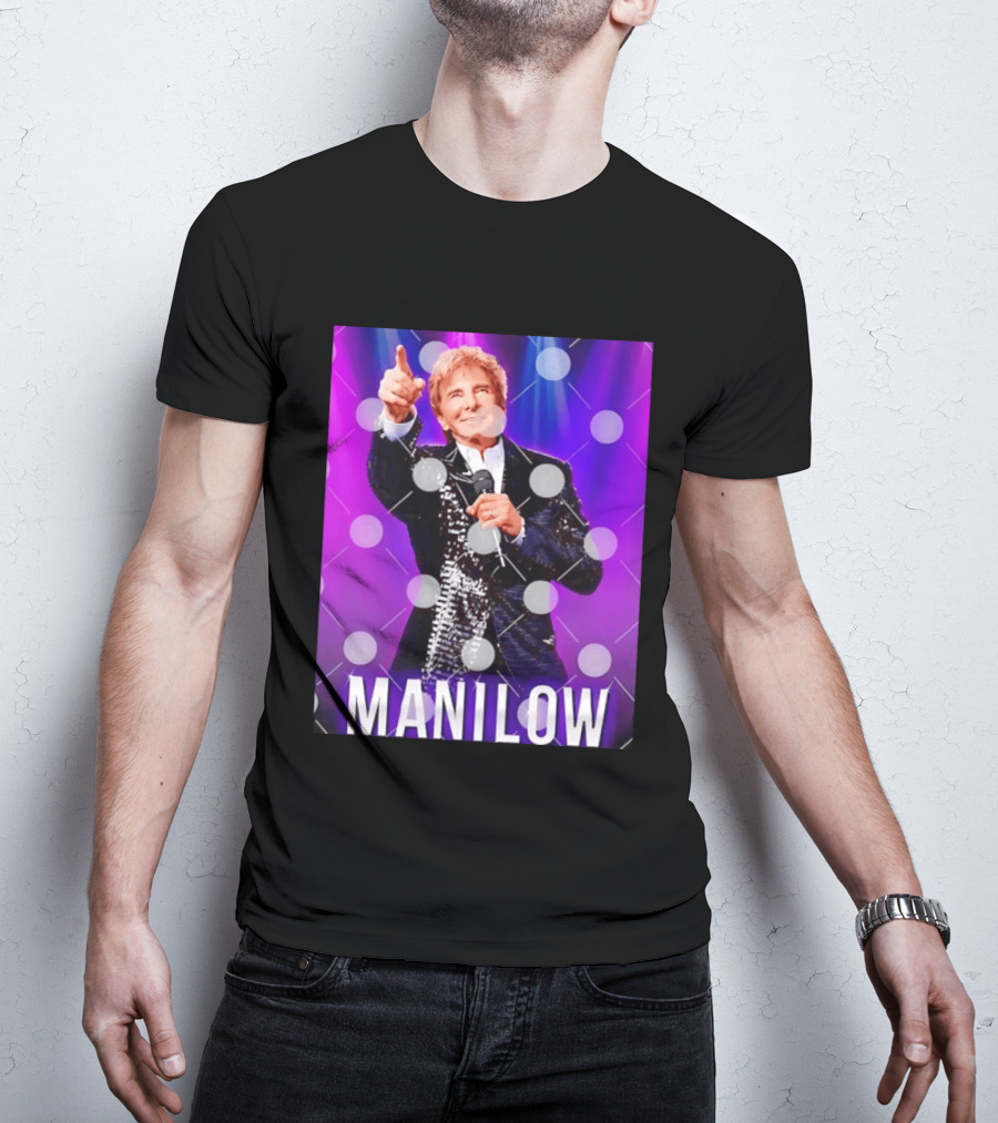 Barry Manilow Starry Stage Performance Concert T-Shirt