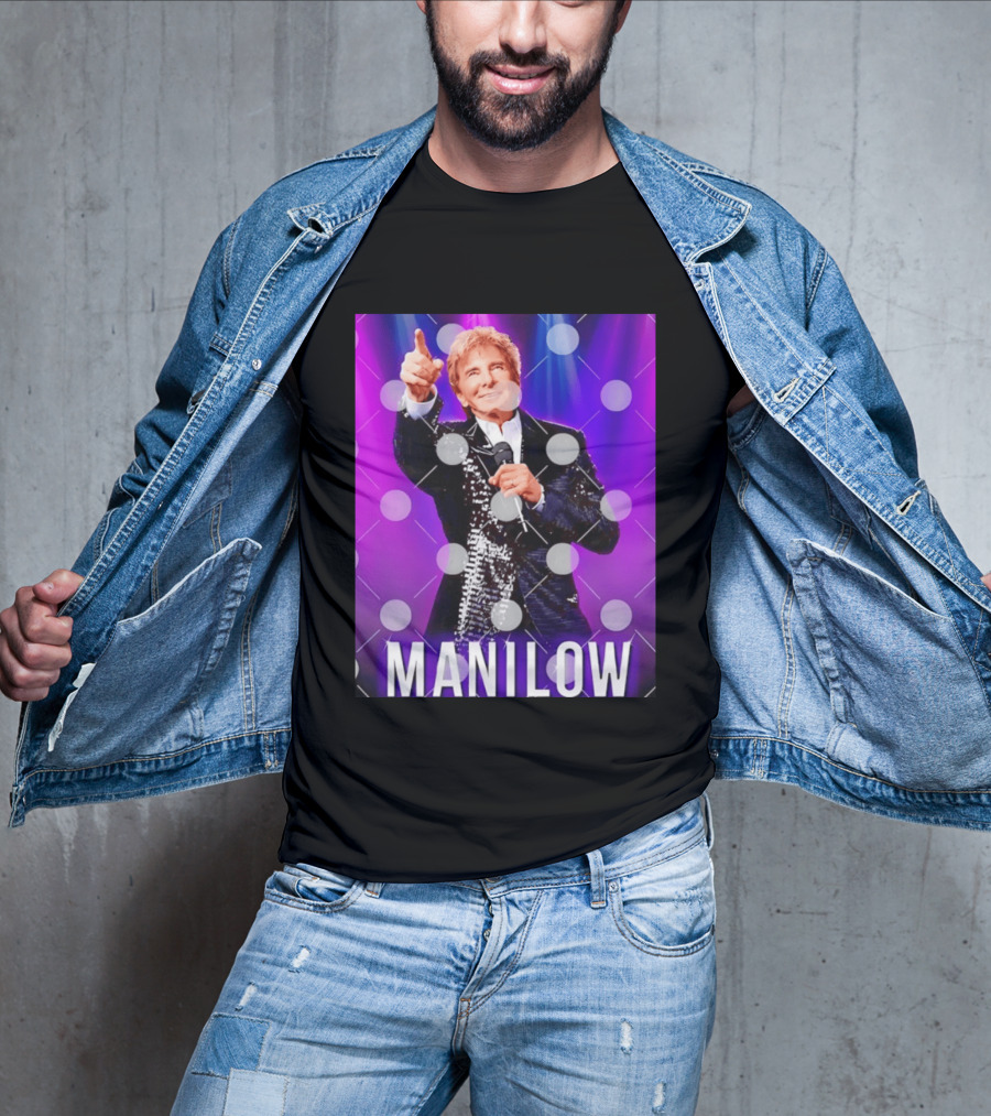 Barry Manilow Starry Stage Performance Concert T-Shirt