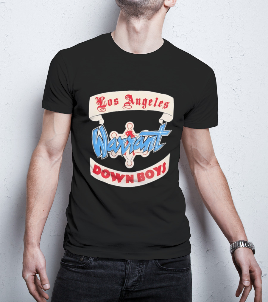 Los Angeles Warrant Down Boys Iconic Music Group T-Shirt