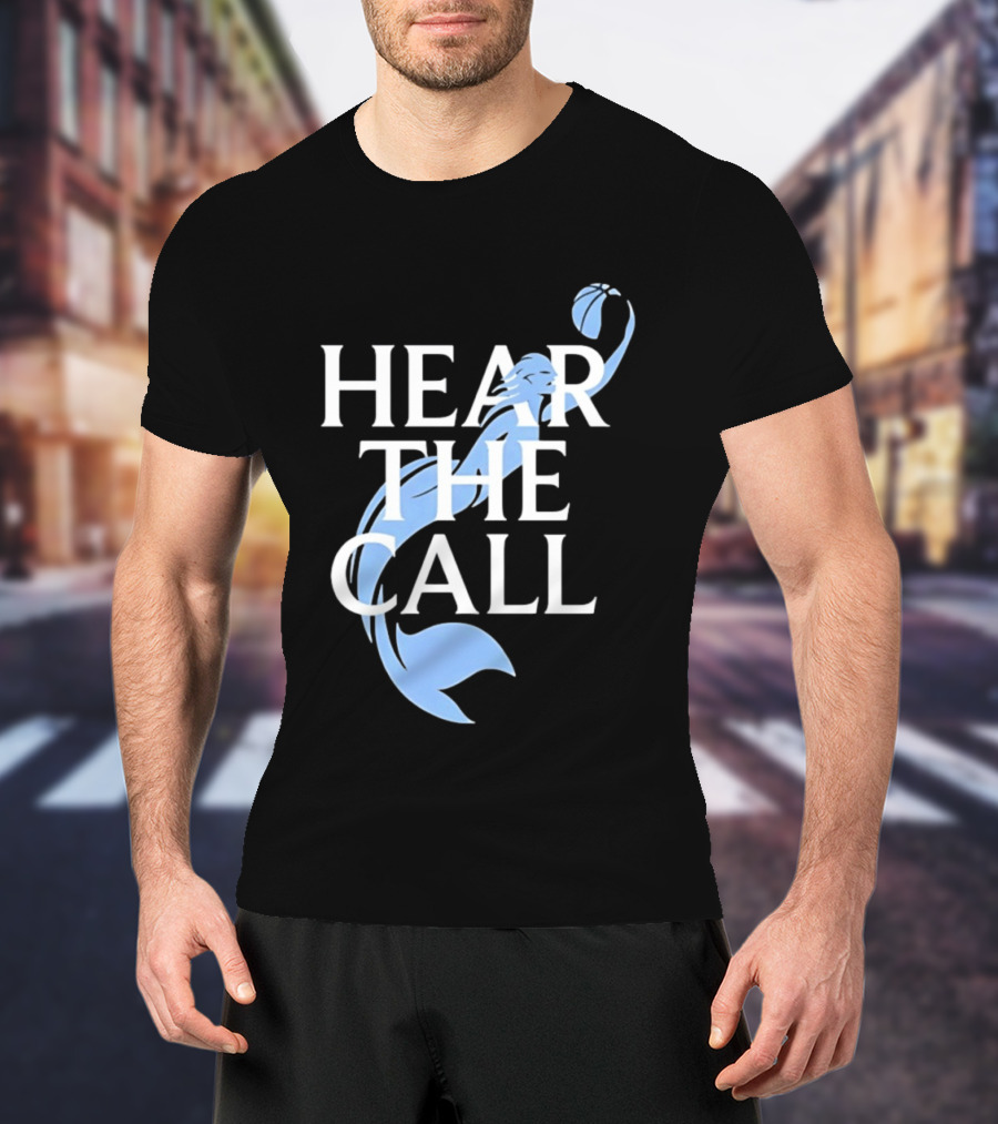 Hear The Call Mermaid Basketball Sports T-Shirt