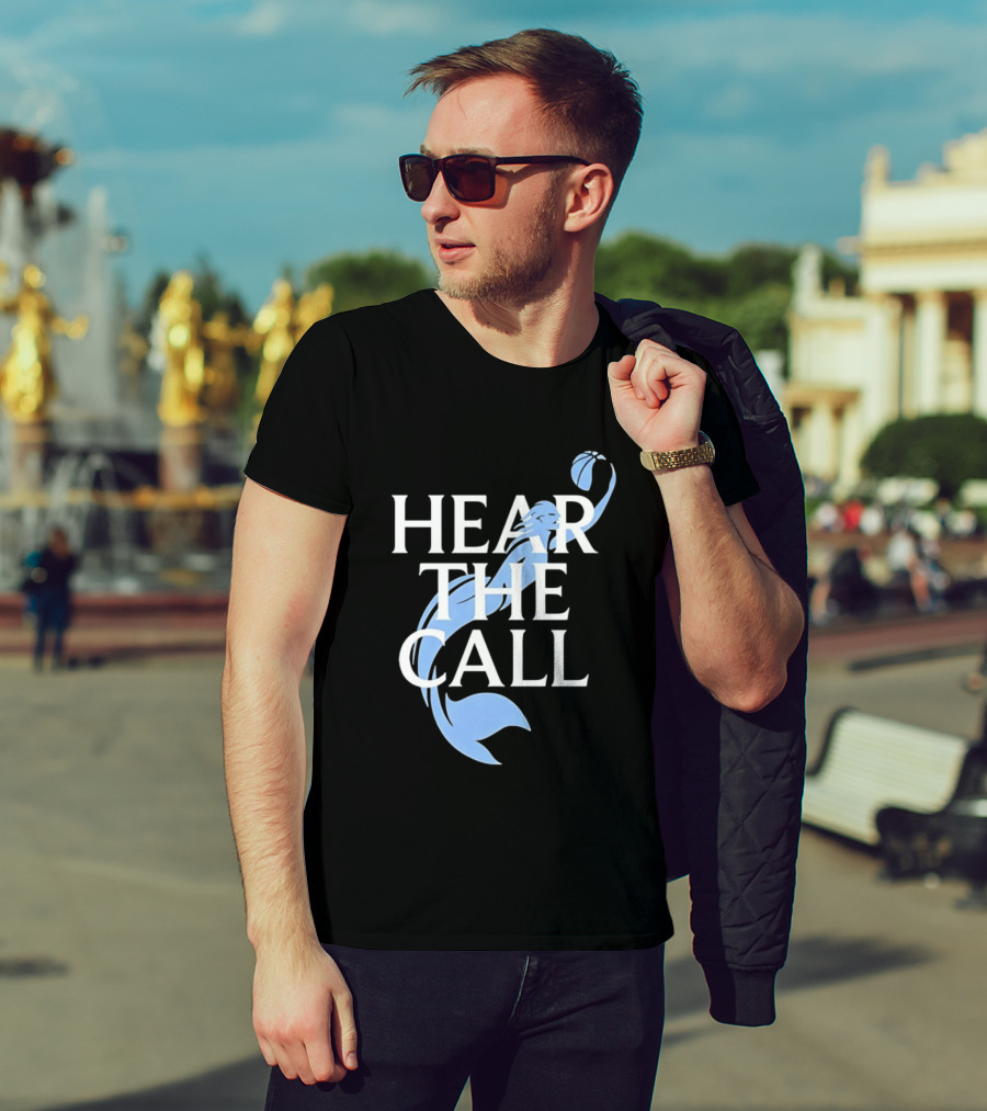 Hear The Call Mermaid Basketball Sports T-Shirt
