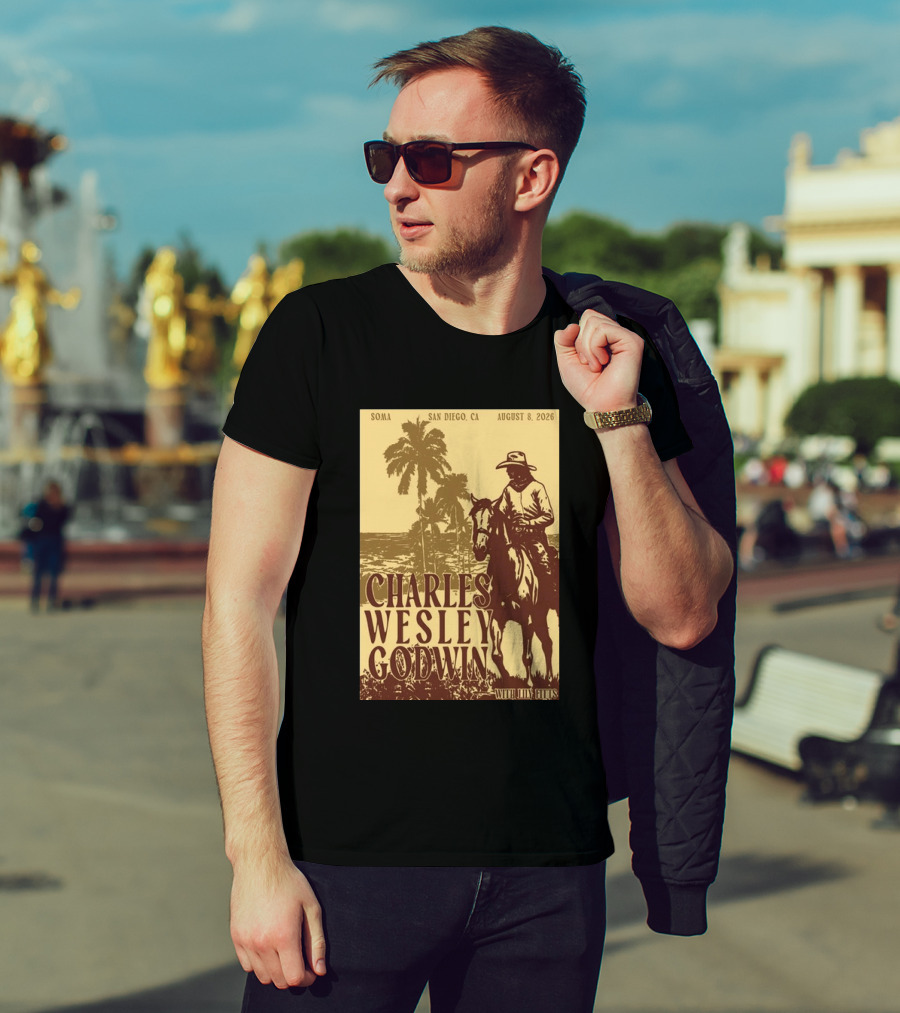 SOMA San Diego CA August 8 2026 Charles Wesley Godwin With Lilly Hiatt T-Shirt
