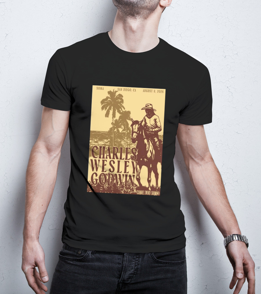SOMA San Diego CA August 8 2026 Charles Wesley Godwin With Lilly Hiatt T-Shirt