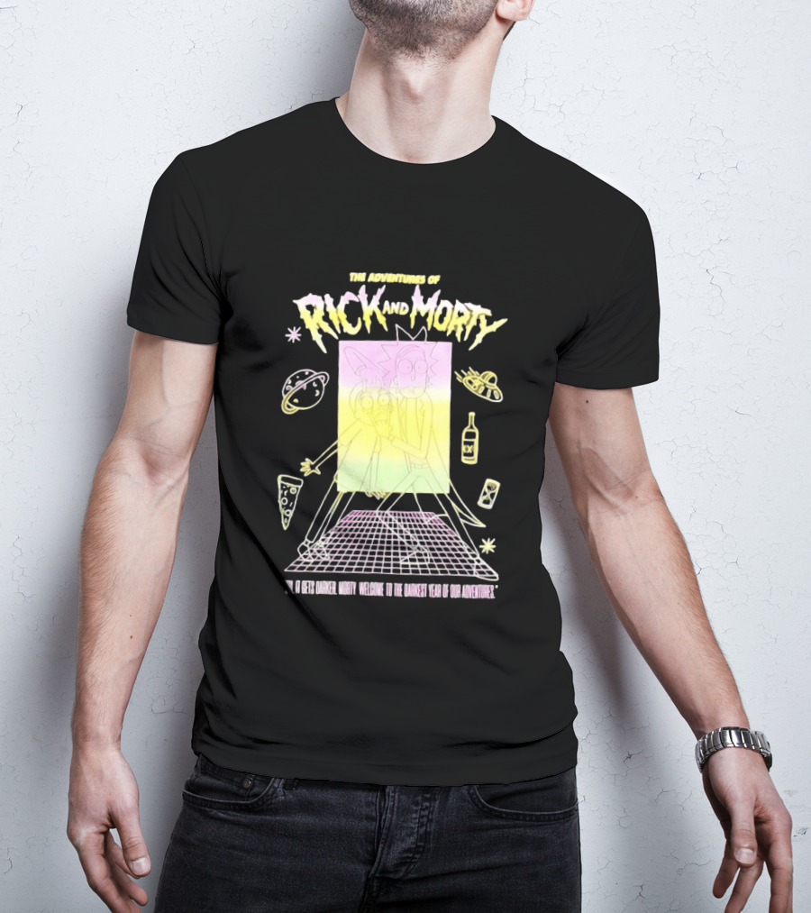 The Adventures Of Rick And Morty Welcome To The Darkest Year Of Our Adventures T-Shirt