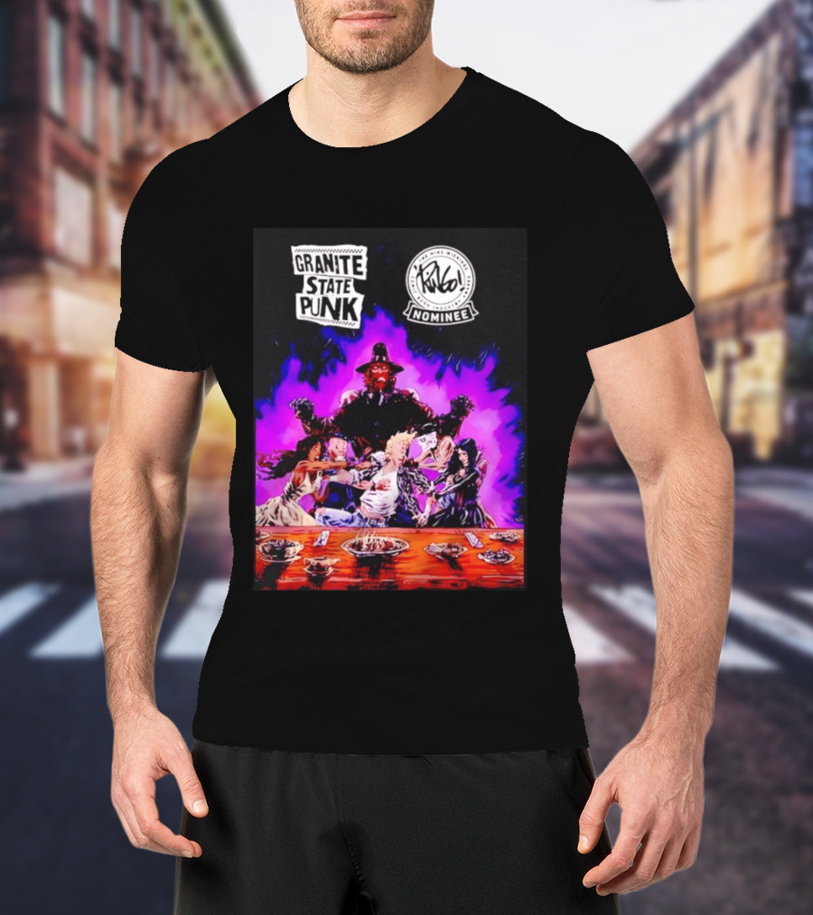 Granite State Punk Mike Wieringo Comic Book Industry Awards Nominee Vibrant Comic T-Shirt