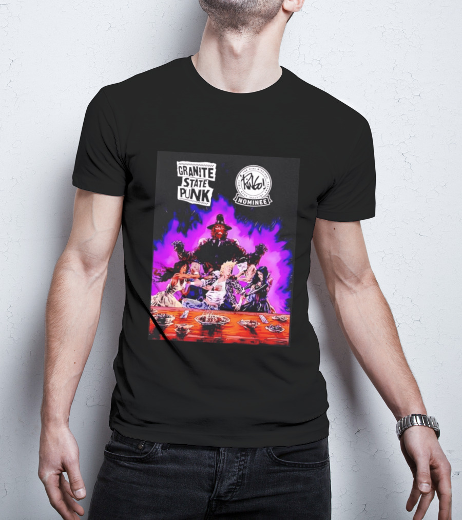 Granite State Punk Mike Wieringo Comic Book Industry Awards Nominee Vibrant Comic T-Shirt