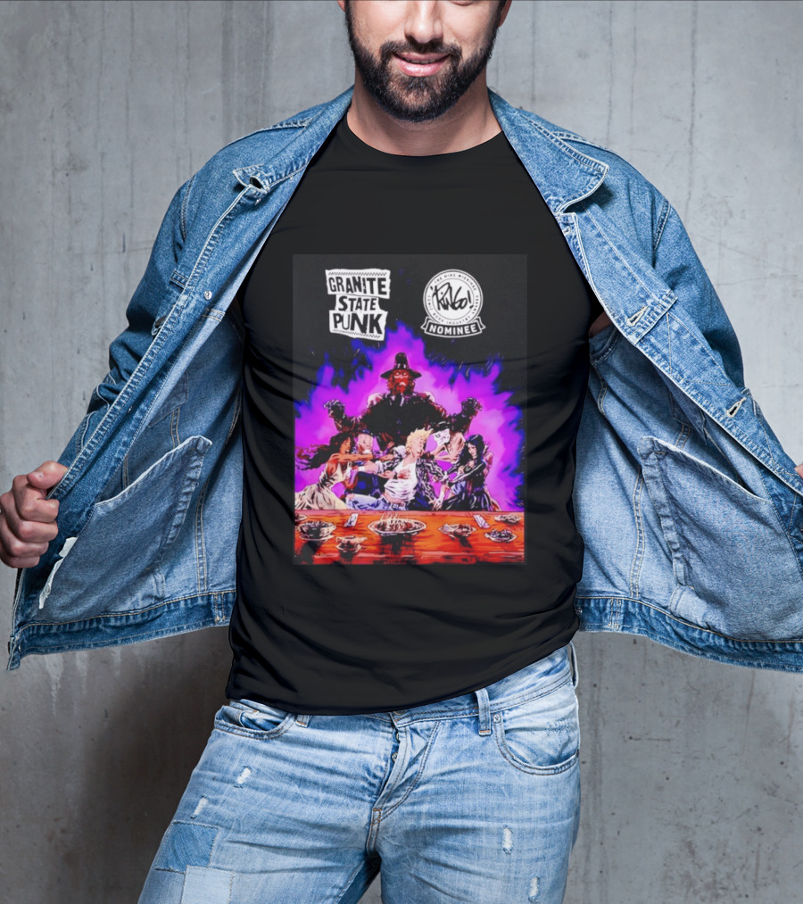 Granite State Punk Mike Wieringo Comic Book Industry Awards Nominee Vibrant Comic T-Shirt