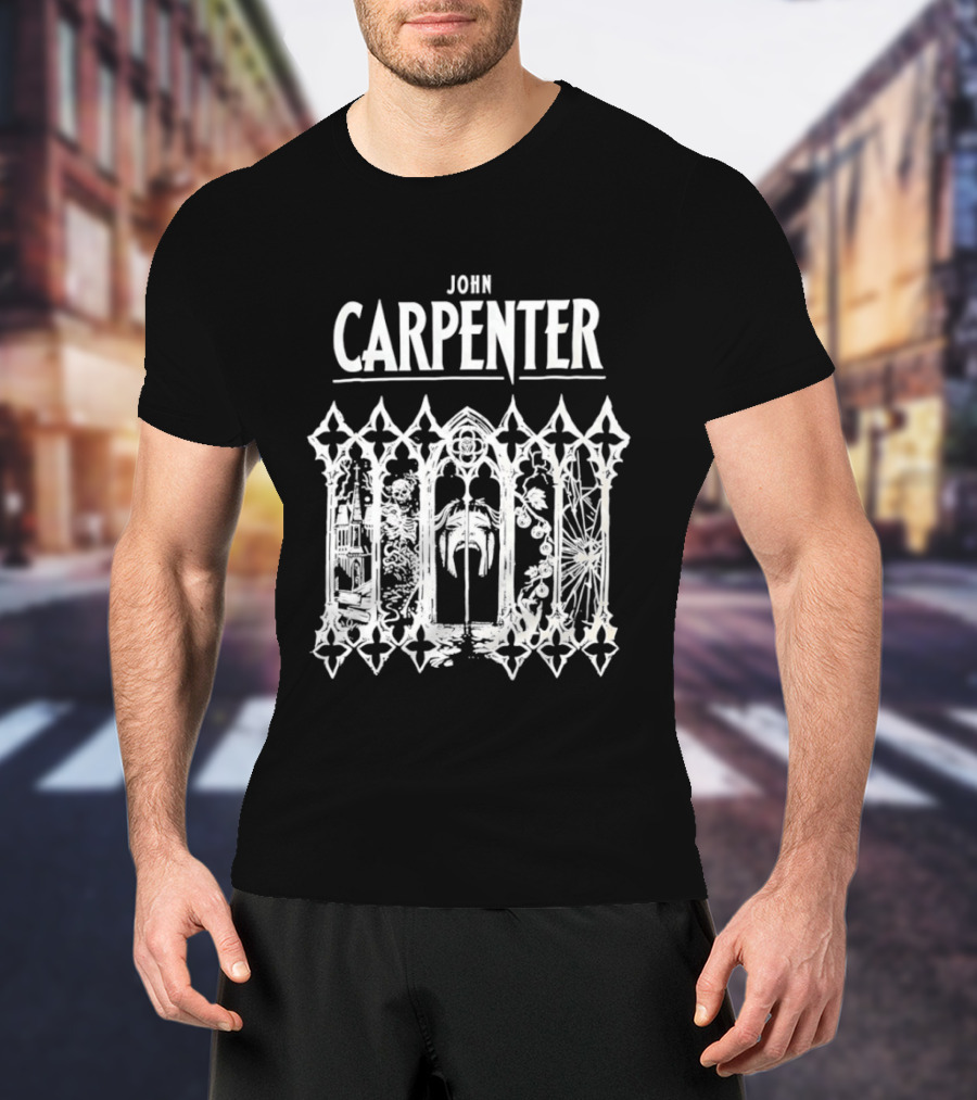 John Carpenter Gothic Horror Film Archway T-Shirt