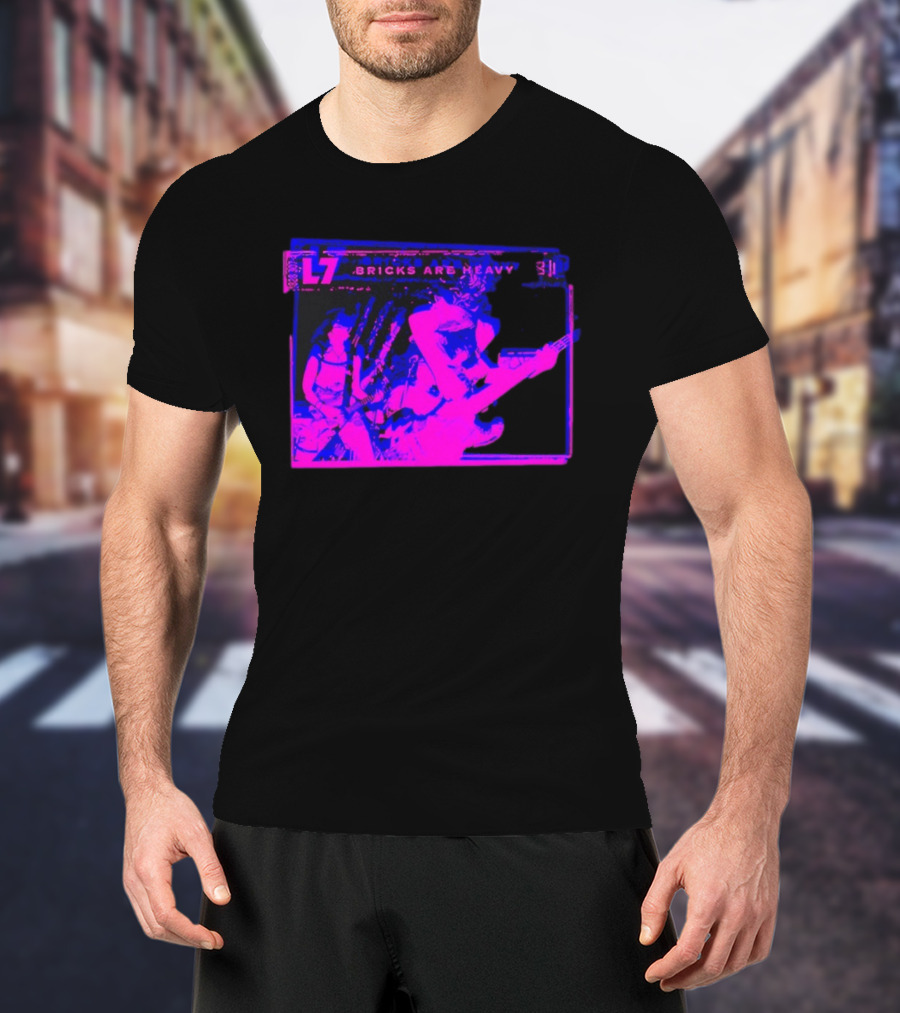L7 Bricks Are Heavy Band Grunge Alternative Rock Album Cover T-Shirt