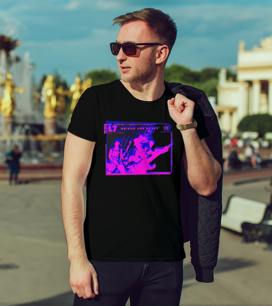 L7 Bricks Are Heavy Band Grunge Alternative Rock Album Cover T-Shirt