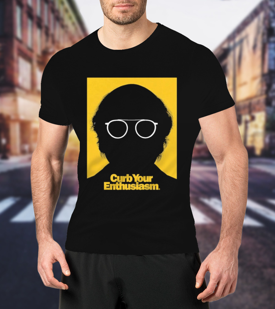 Curb Your Enthusiasm Larry David Silhouette Glasses T-Shirt