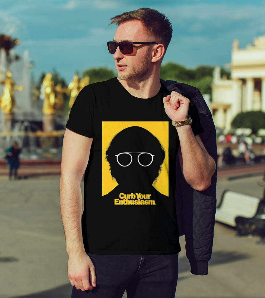 Curb Your Enthusiasm Larry David Silhouette Glasses T-Shirt