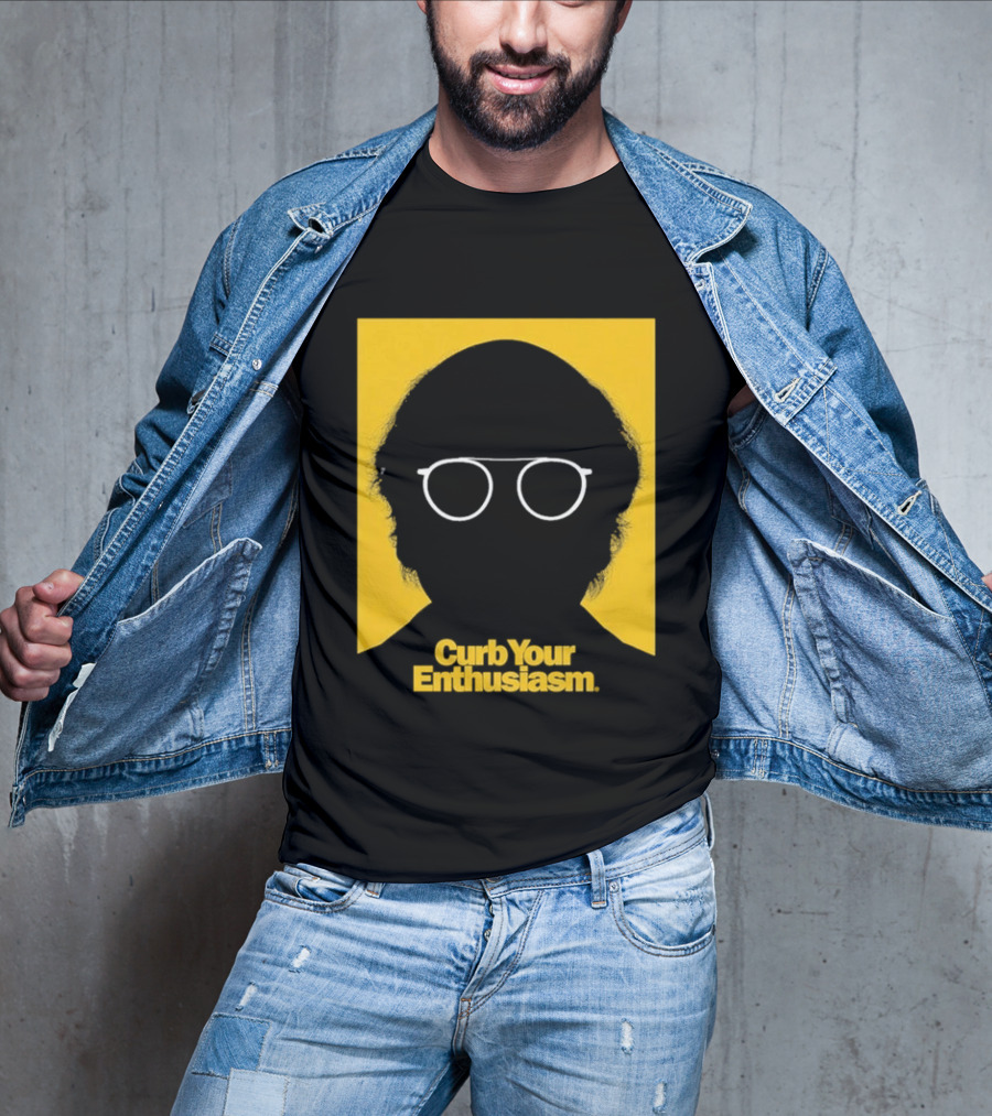 Curb Your Enthusiasm Larry David Silhouette Glasses T-Shirt