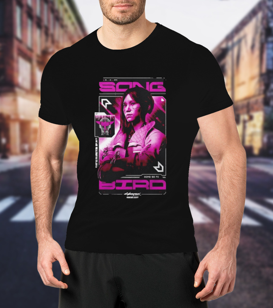 Songbird Song So Mi Cyberpunk 2077 Phantom Liberty T-Shirt