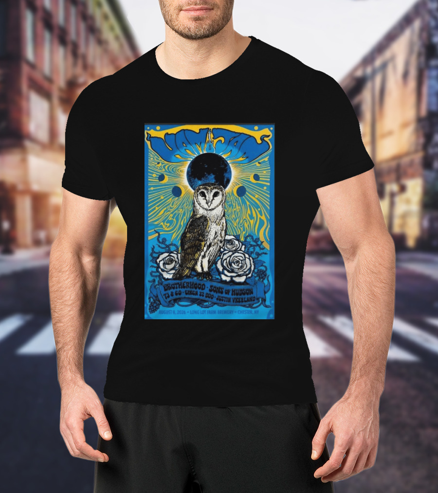 Vampay August 8 2026 Brotherhood Sons Of Hudson Long Lot Farm Chester NY & Co Circa 22 Duo Justin Vreeland T-Shirt