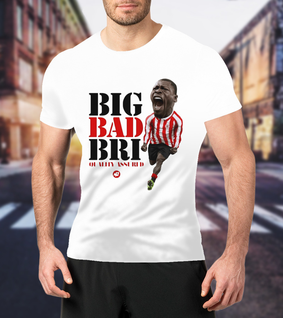 Big Bad Bri Quality Assured Sunderland AFC Caricature T-Shirt