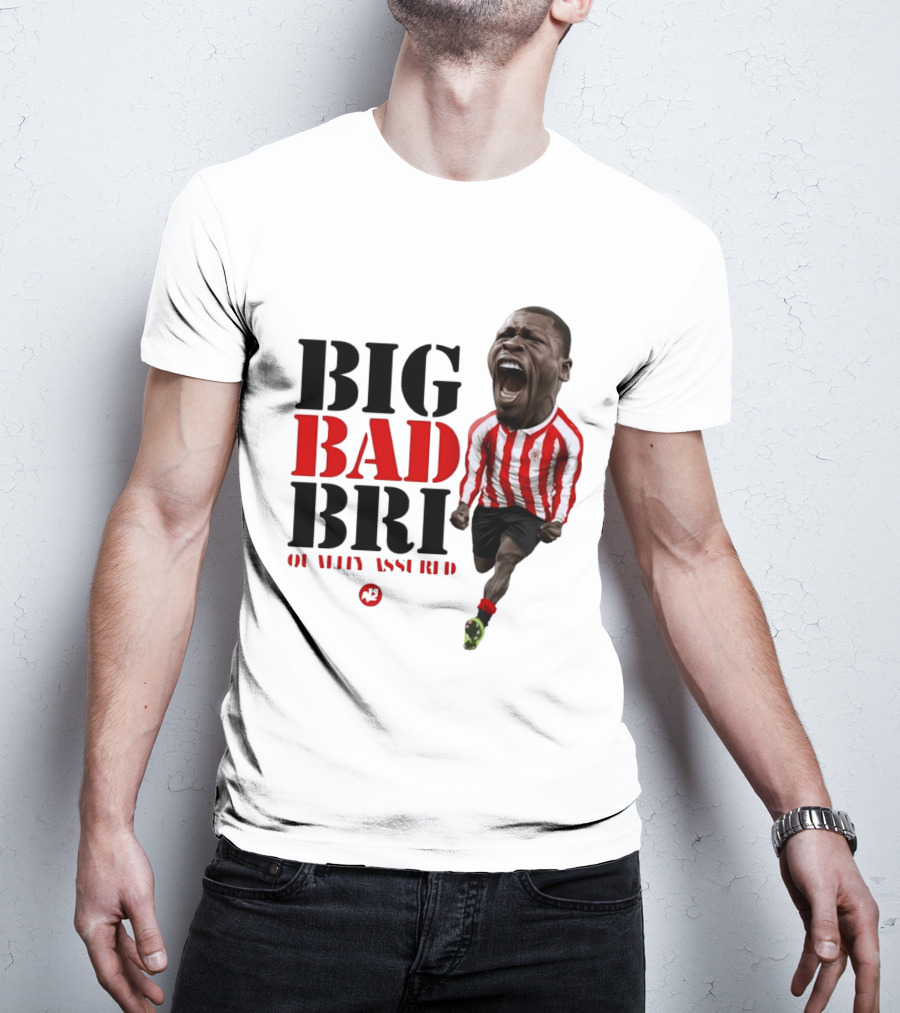 Big Bad Bri Quality Assured Sunderland AFC Caricature T-Shirt