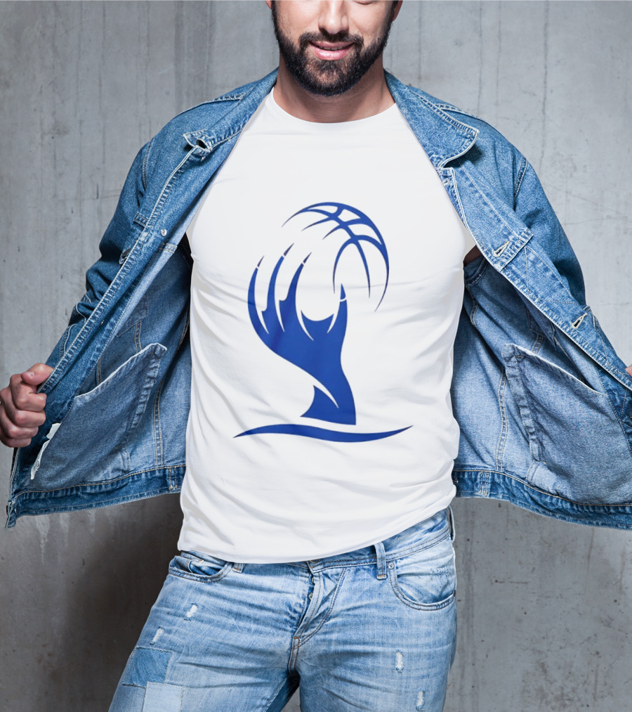Cleveland Sirens The Claw Basketball Blue Wave T-Shirt