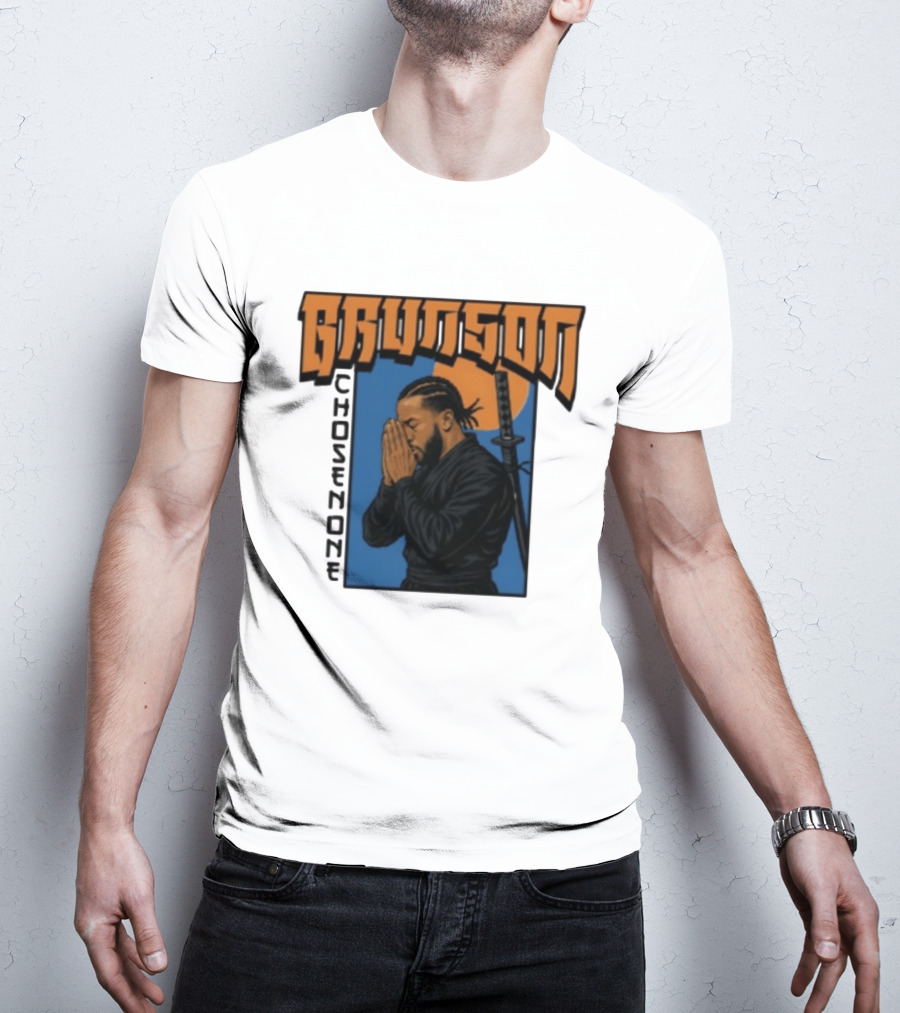 Brunson Chosen One Samurai Style Meditation And Sword T-Shirt