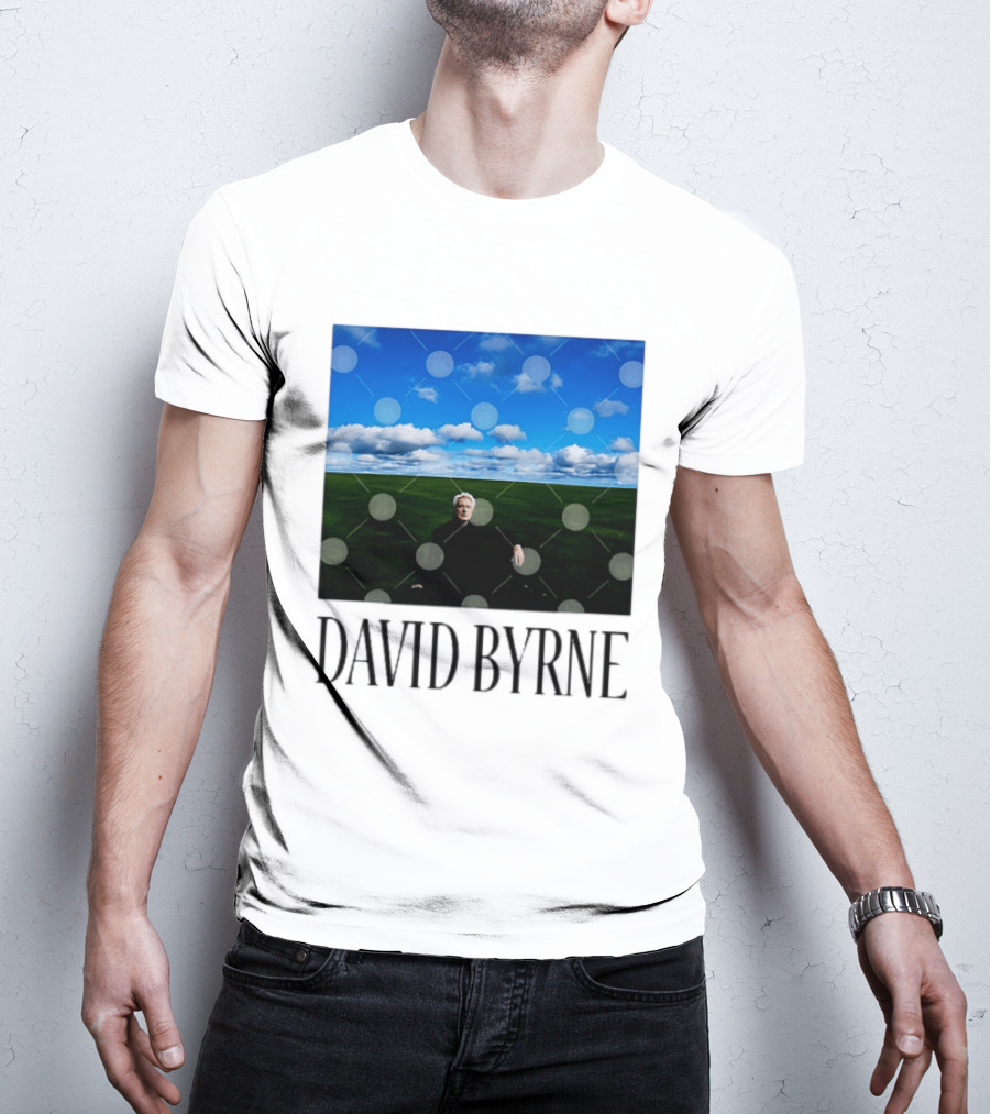 David Byrne Musician Scenic Landscape T-Shirt