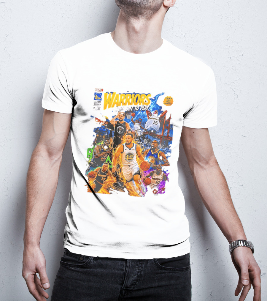 Golden State Warriors Come Out To Play Comic Book Marvel Oracle Arena T-Shirt