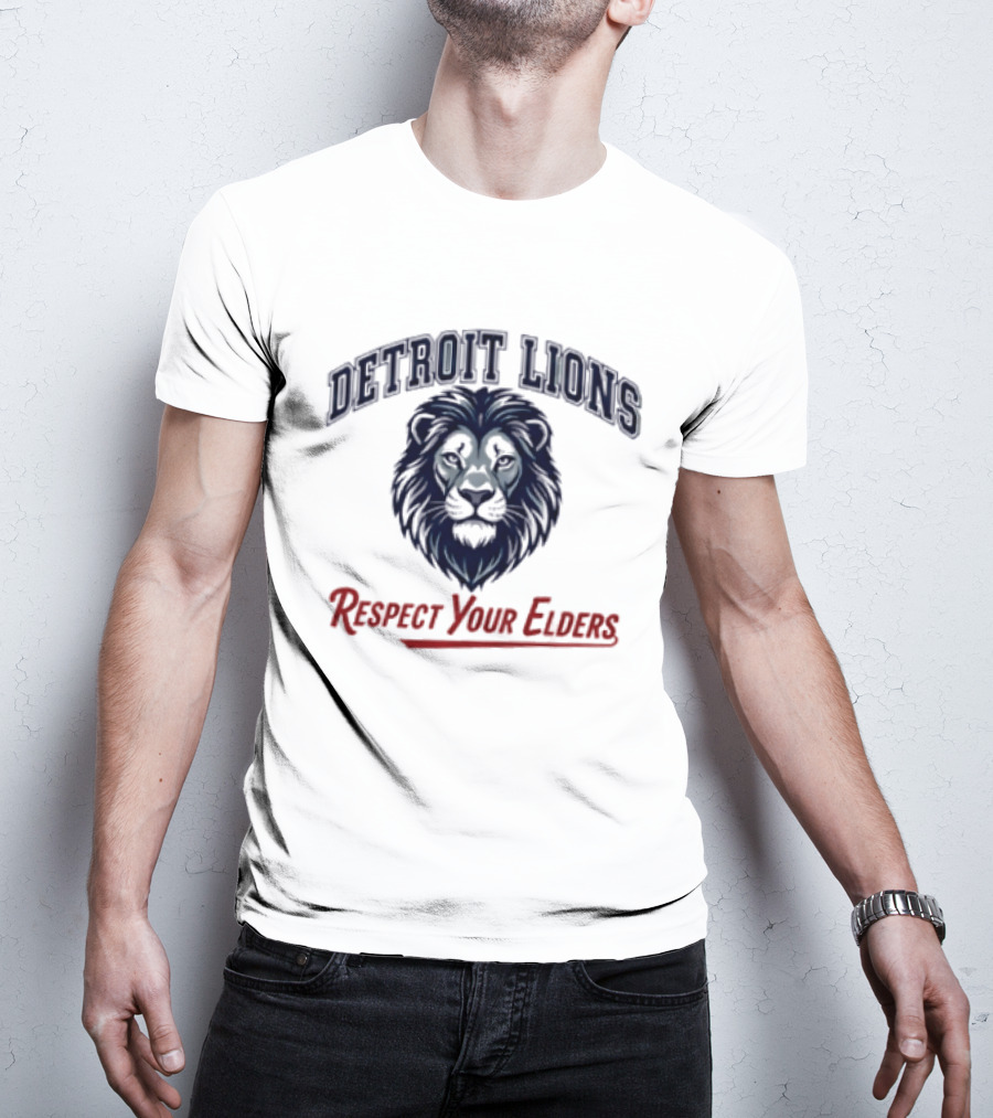 Detroit Lions Respect Your Elders T-Shirt