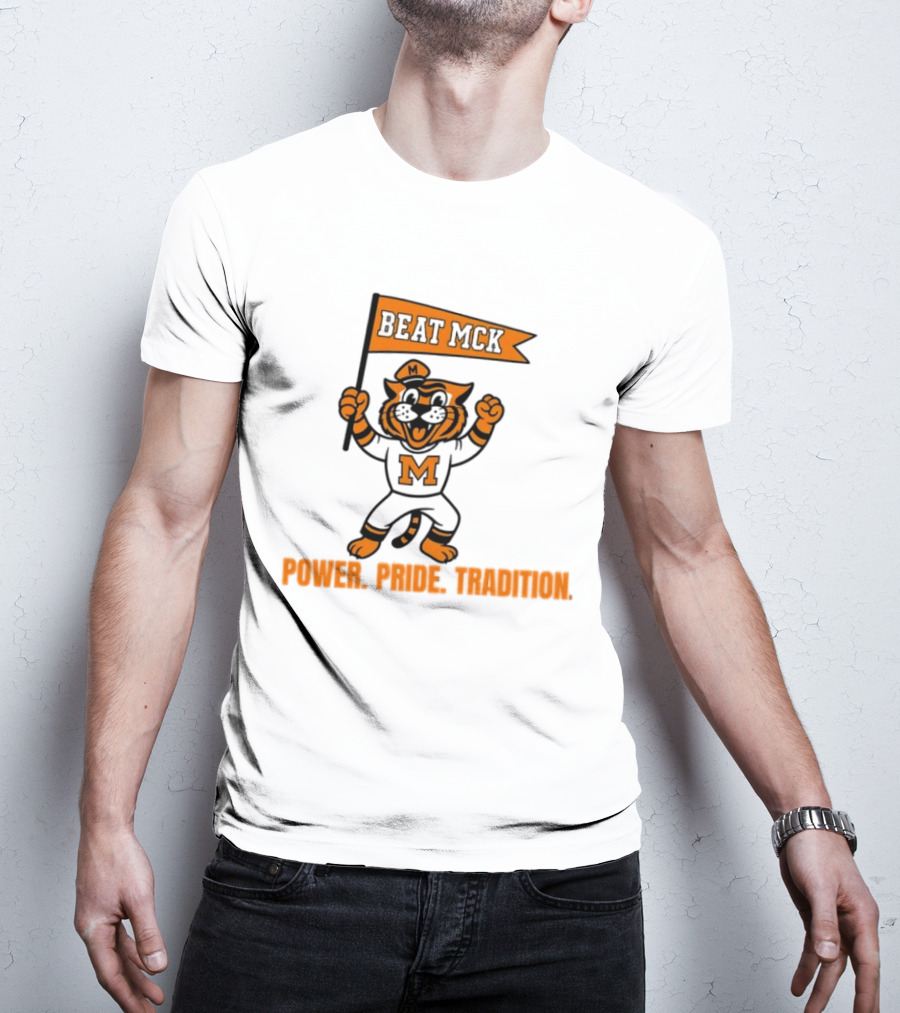 Beat McK Massillon Tigers Football Power Pride Tradition T-Shirt