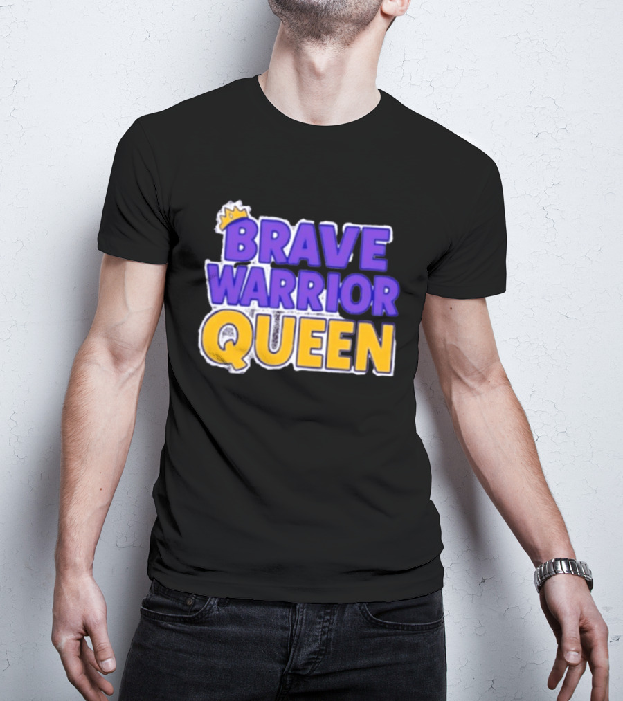 Brave Warrior Queen Crowned T-Shirt
