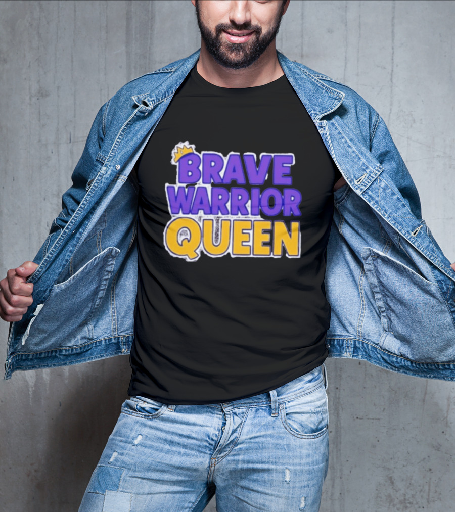 Brave Warrior Queen Crowned T-Shirt