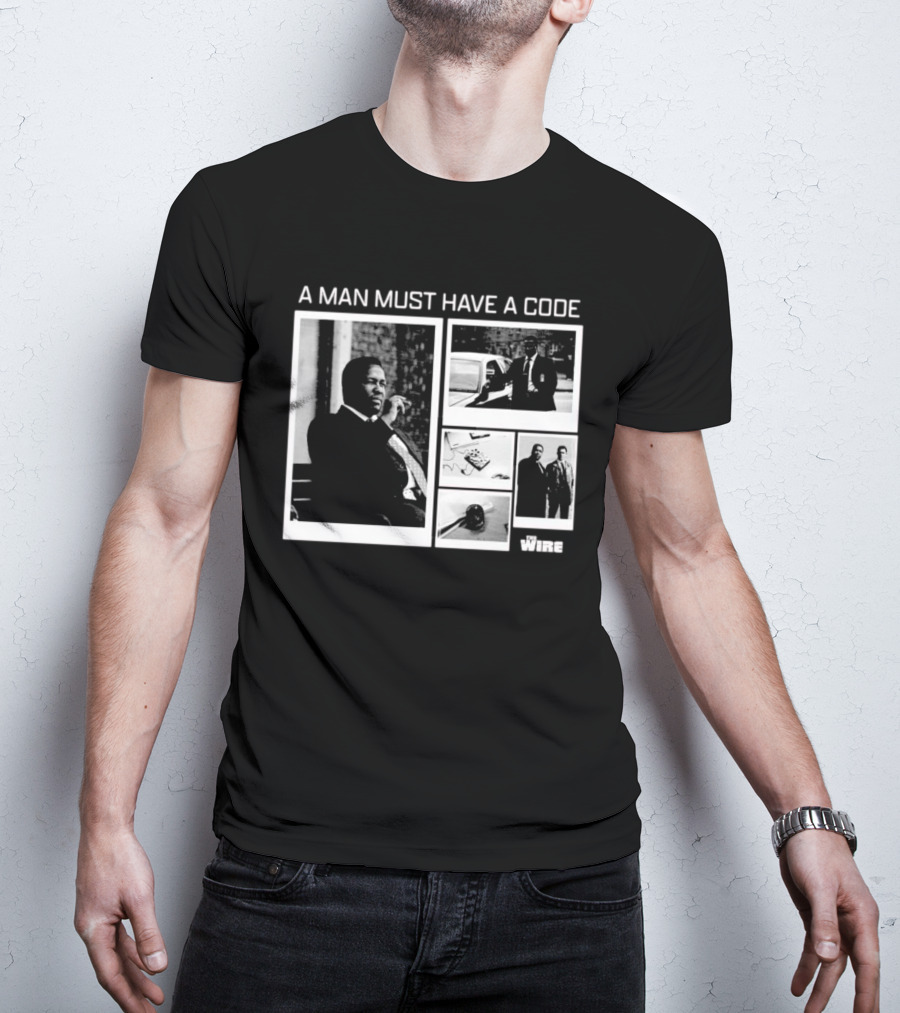 A Man Must Have A Code The Wire Oversized T-Shirt
