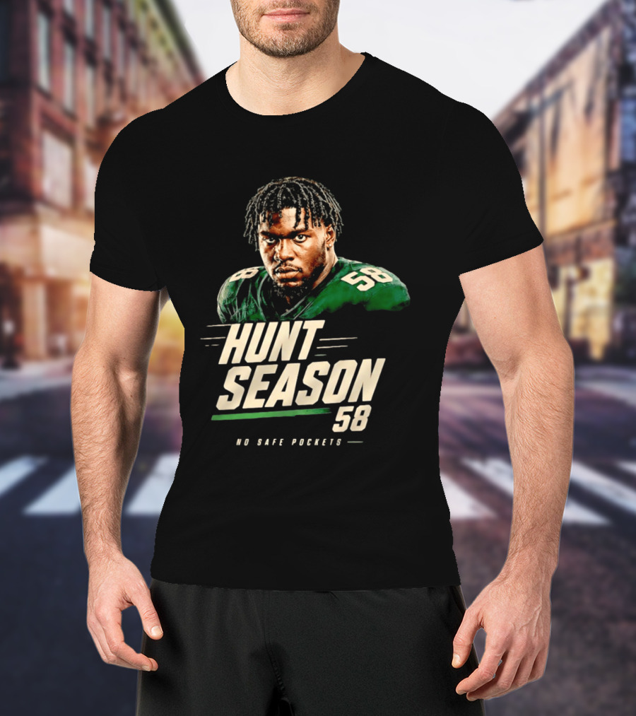 Nolan Smith Hunt Season 58 No Safe Pockets Philadelphia Eagles T-Shirt