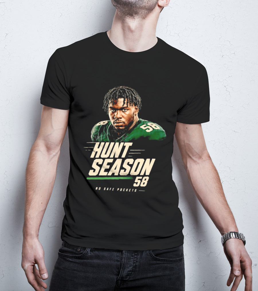 Nolan Smith Hunt Season 58 No Safe Pockets Philadelphia Eagles T-Shirt