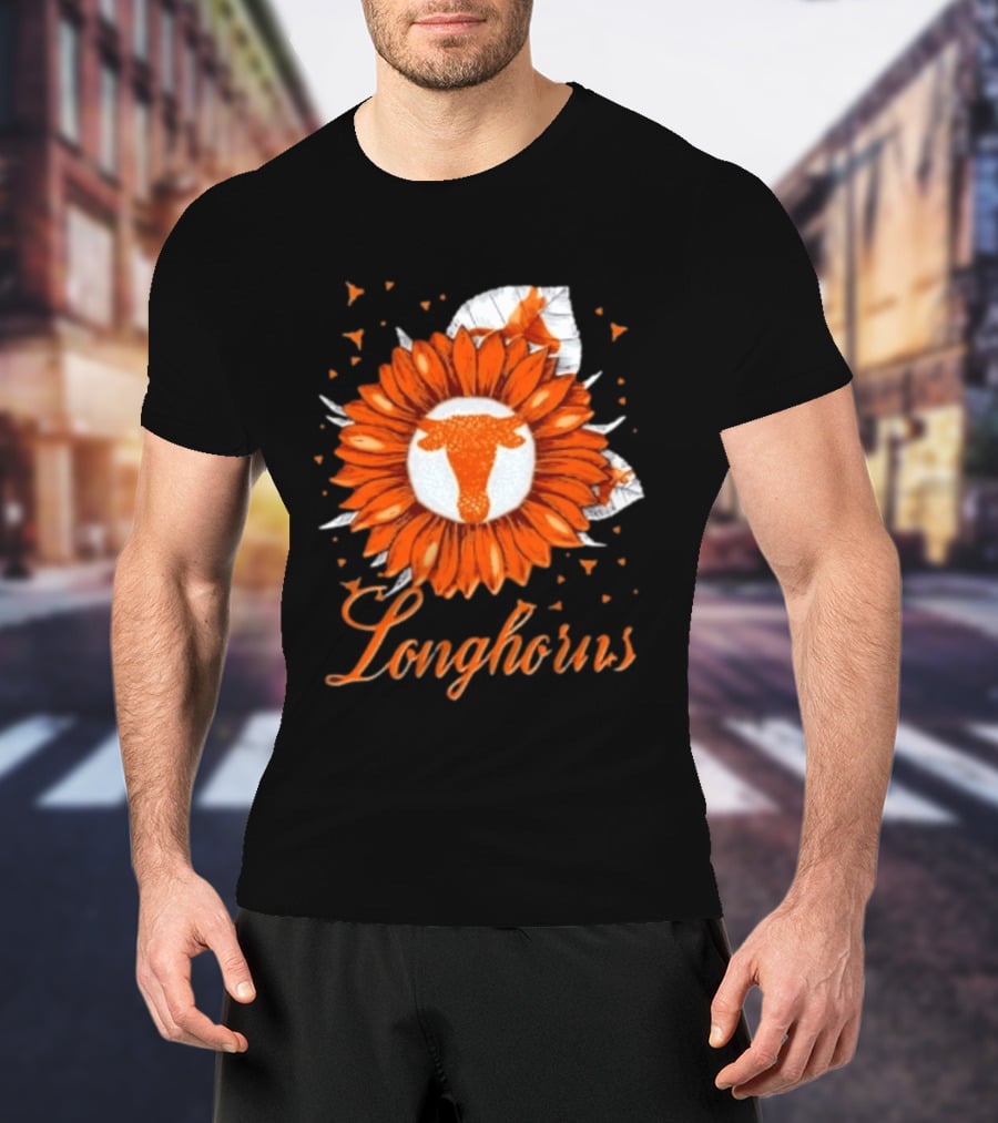 Sunflower Texas Longhorns Football Longhorns T-Shirt