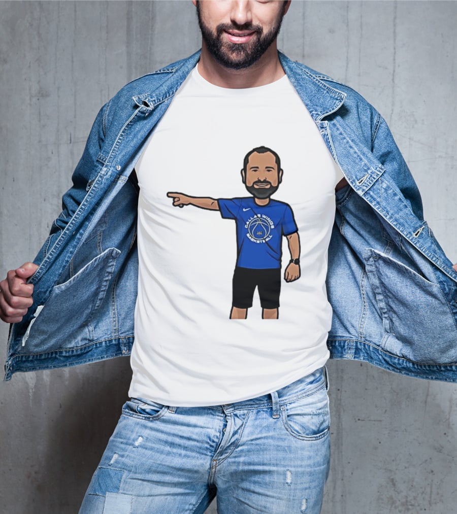 Dallas Wings Basketball Coach Jose Fernandez Classic Nike T-Shirt