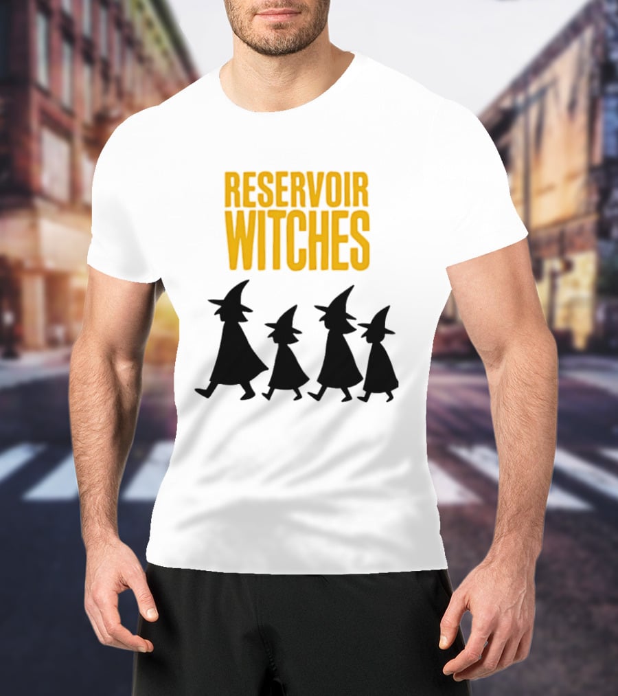 Reservoir Witches Walking In Silhouette With Classic Halloween T-Shirt