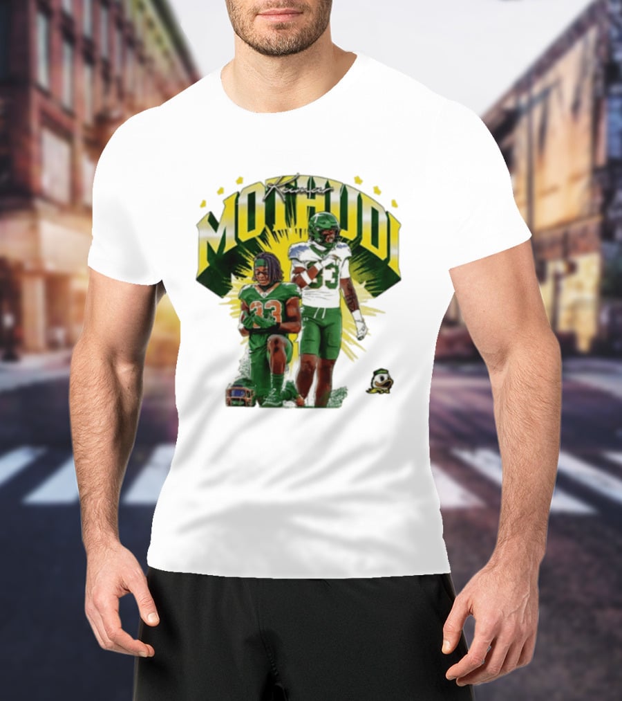 Kamar Mothudi Oregon Ducks Linebacker 33 Football Player T-Shirt