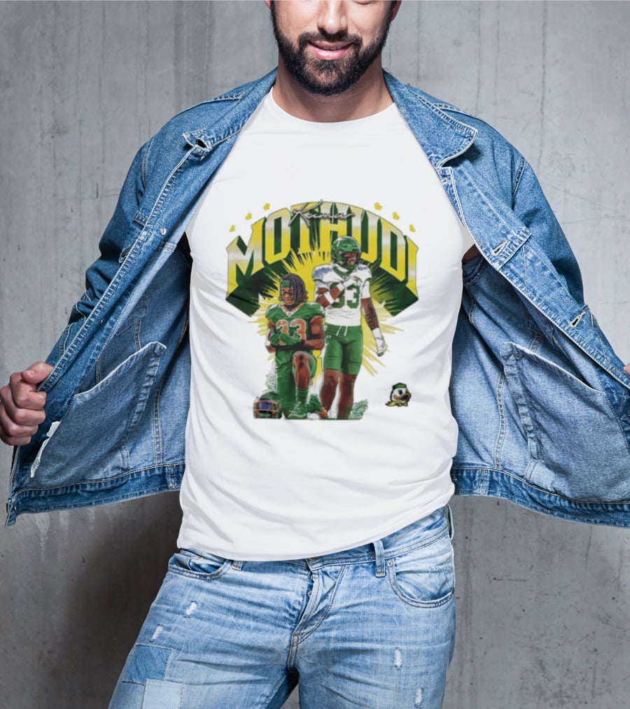 Kamar Mothudi Oregon Ducks Linebacker 33 Football Player T-Shirt