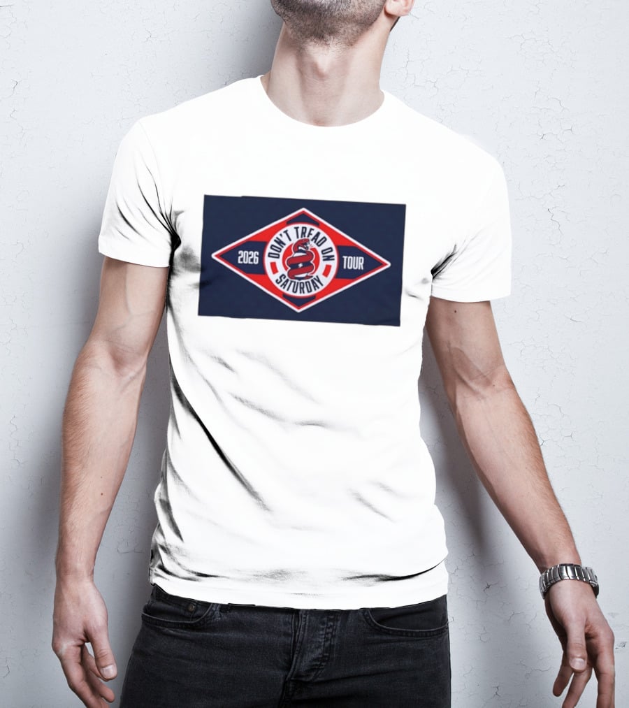 Don't Tread On Saturday 2026 Tour Snake Emblem College Football T-Shirt