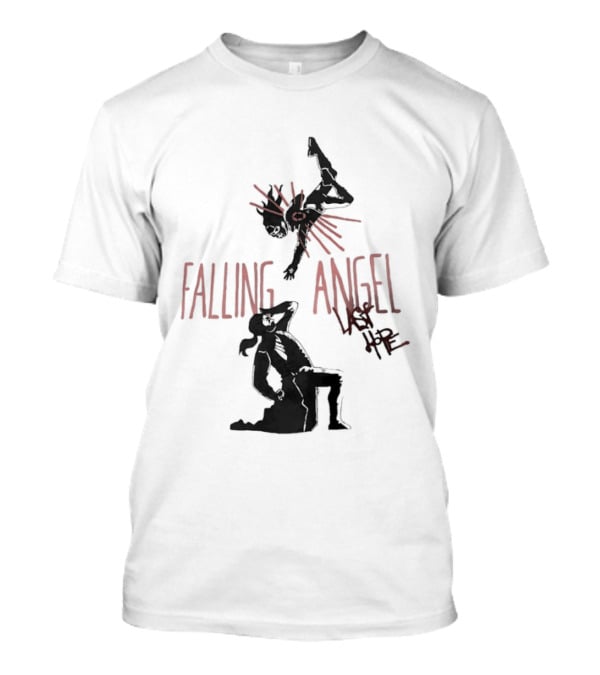 Falling Angel Last Hope Dark Fantasy Gothic T-Shirt