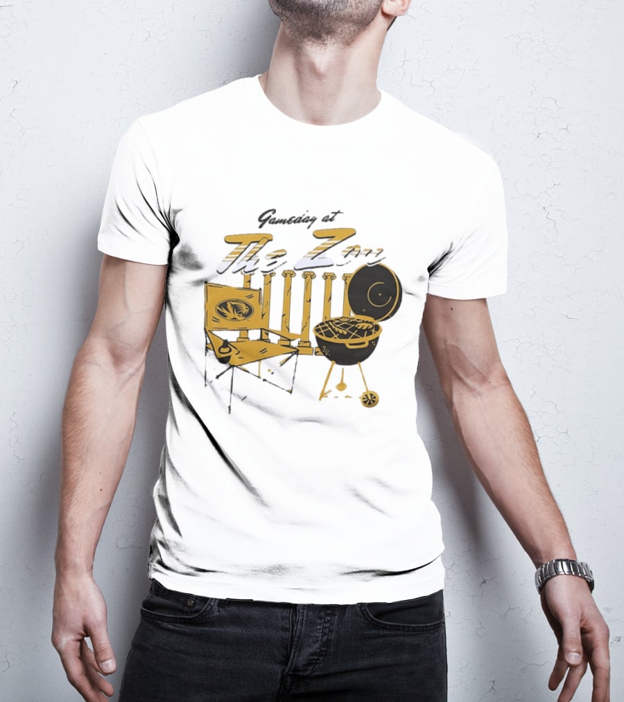 Missouri Tigers Gameday Tailgate At The Zou Football Grill Chair T-Shirt