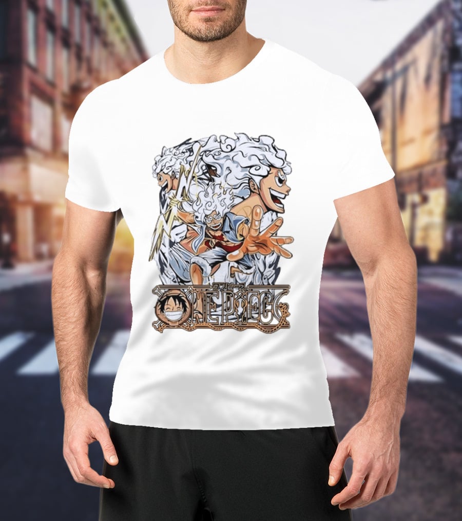 Monkey D Luffy Gear Five One Piece Anime Manga Adventure T-Shirt