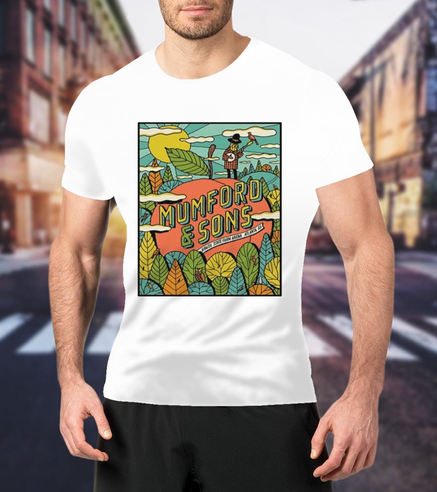 Mumford & Sons State Farm Arena Atlanta GA Concert 9/10/26 Sun Nature T-Shirt
