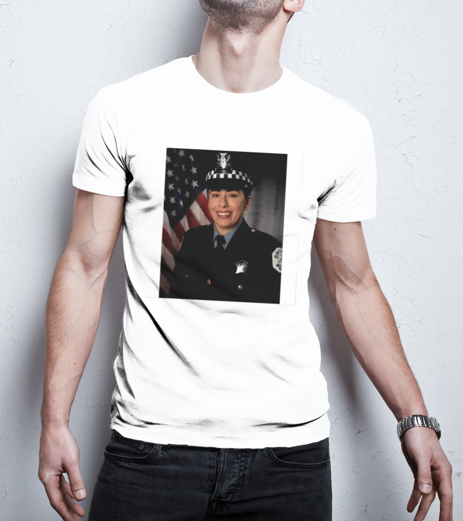 Never Forget Chicago Police Department Ella French Memorial Officer T-Shirt