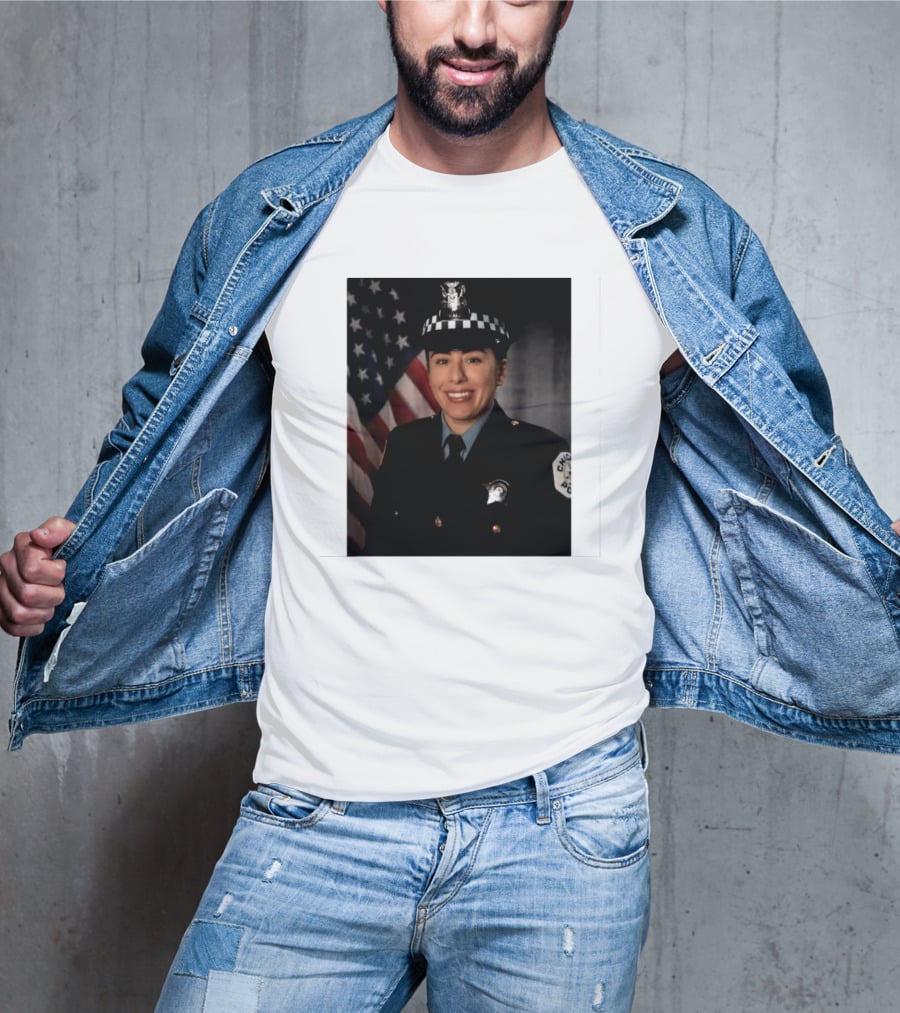 Never Forget Chicago Police Department Ella French Memorial Officer T-Shirt
