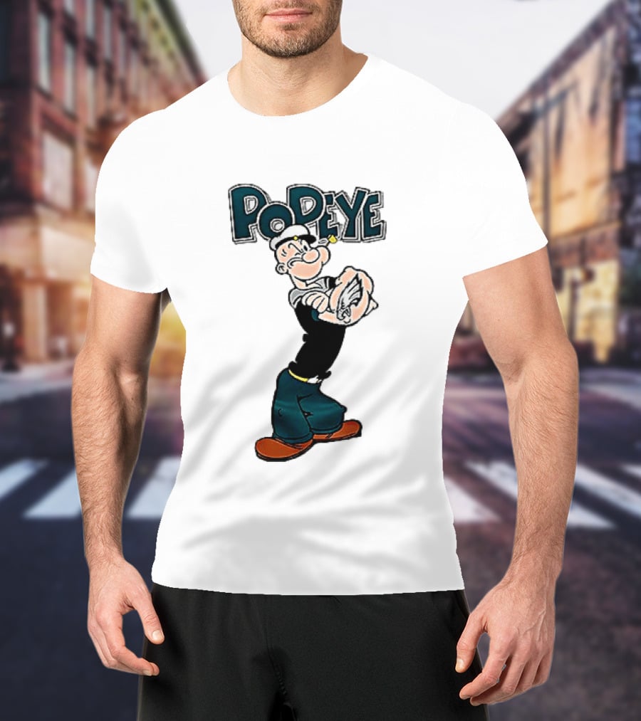Philadelphia Eagles X Popeye I Yam What I Yam An Thats All I Yam T-Shirt