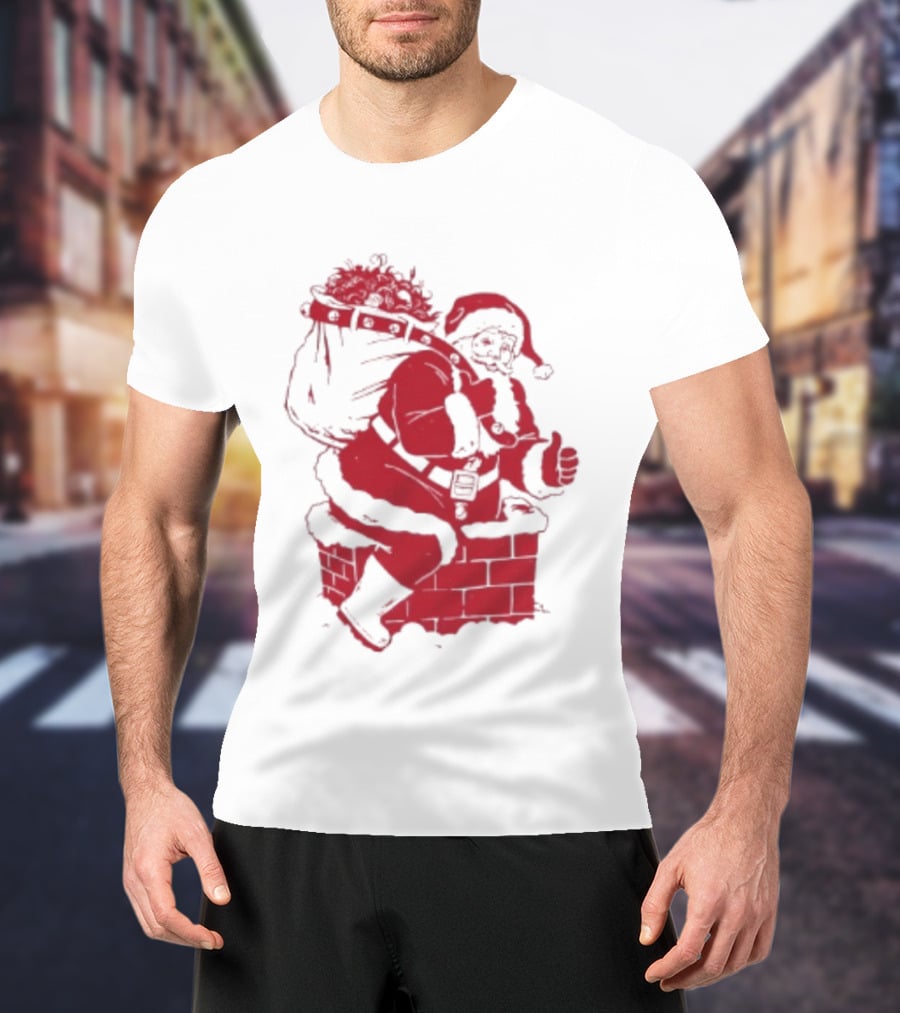 Trending Santa Claus Chimney Merry Christmas T-Shirt