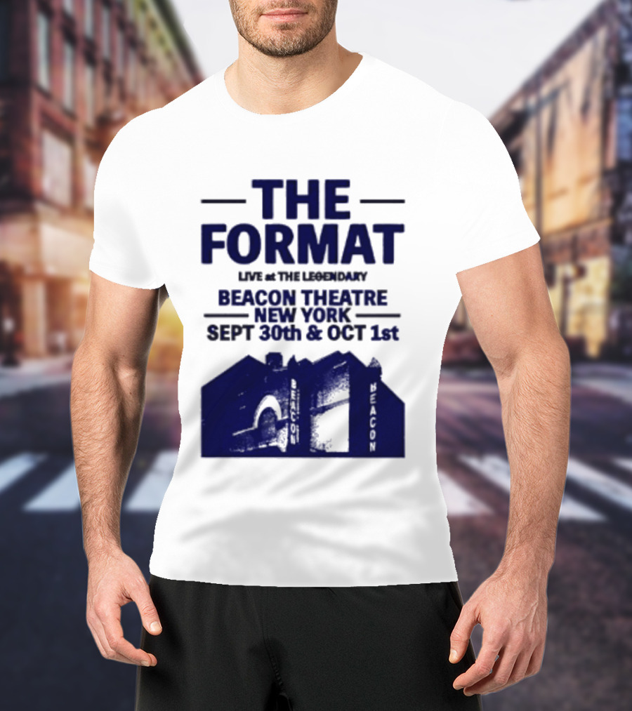 The Format Live At The Legendary Beacon Theatre New York Sept 30th & Oct 1st T-Shirt