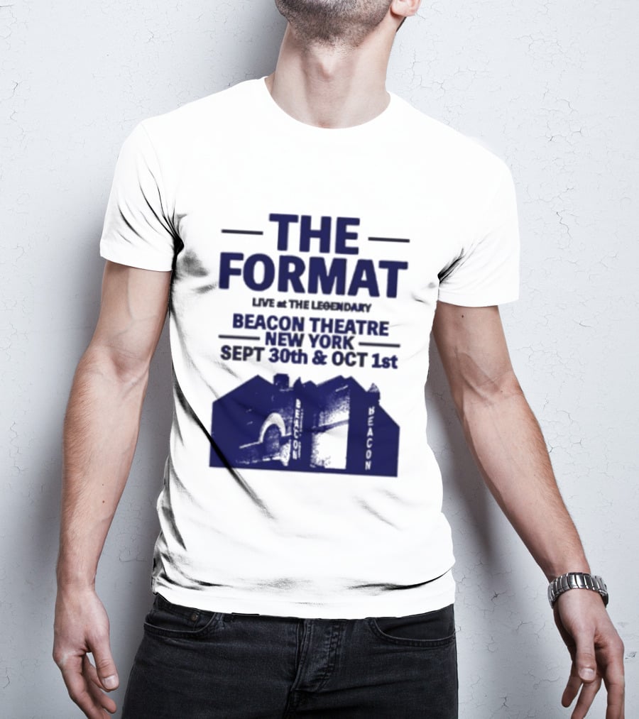 The Format Live At The Legendary Beacon Theatre New York Sept 30th & Oct 1st T-Shirt